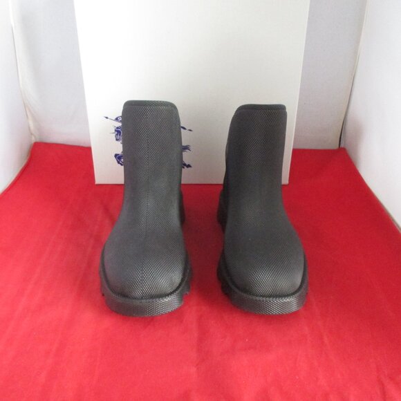 Burberry Men's Rubber Ankle Rain Boots $820 - Size EU 39 - Black - #1068 - Picture 4 of 11